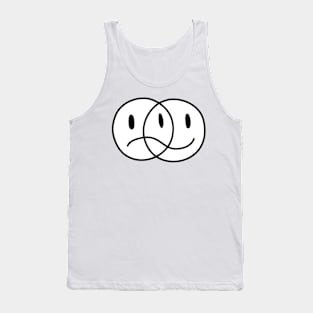 Dual face Sad / Happy PT.2 Tank Top